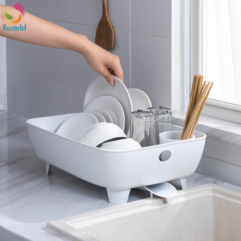 Kitchen Storage Rack Plastic Drain Bowl Rack Bowl Rack Kitchen Bowl Rack Chopsticks Rack Spot Jian Jun Factory Direct Sales