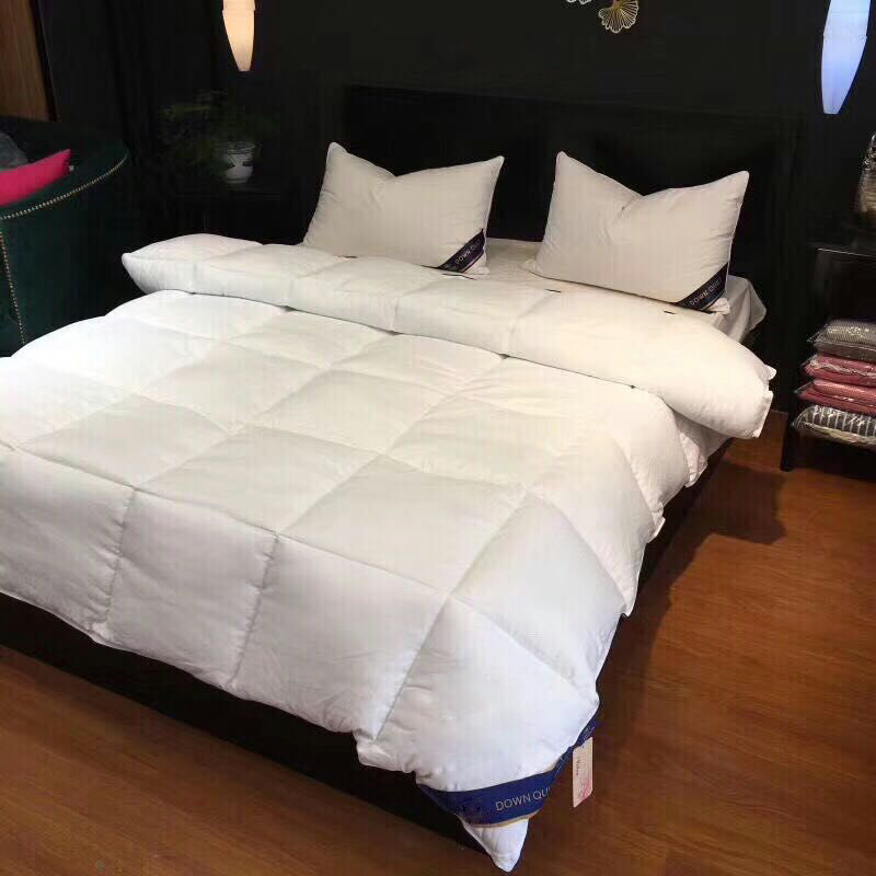 A hair substitute feather velvet cotton quilt, hotel thickened 8-pound winter quilt, silk cotton gift quilt, spring and autumn double quilt for homestay details Picture