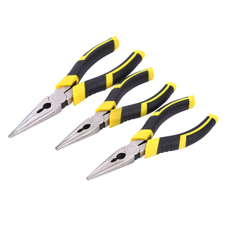 The manufacturer wholesals pliers, pointed-nose pliers, 6-inch and 8-inch wire cutters, iron wire cutting tools, and American-style slanted nose and slanted mouth pliers Item Picture