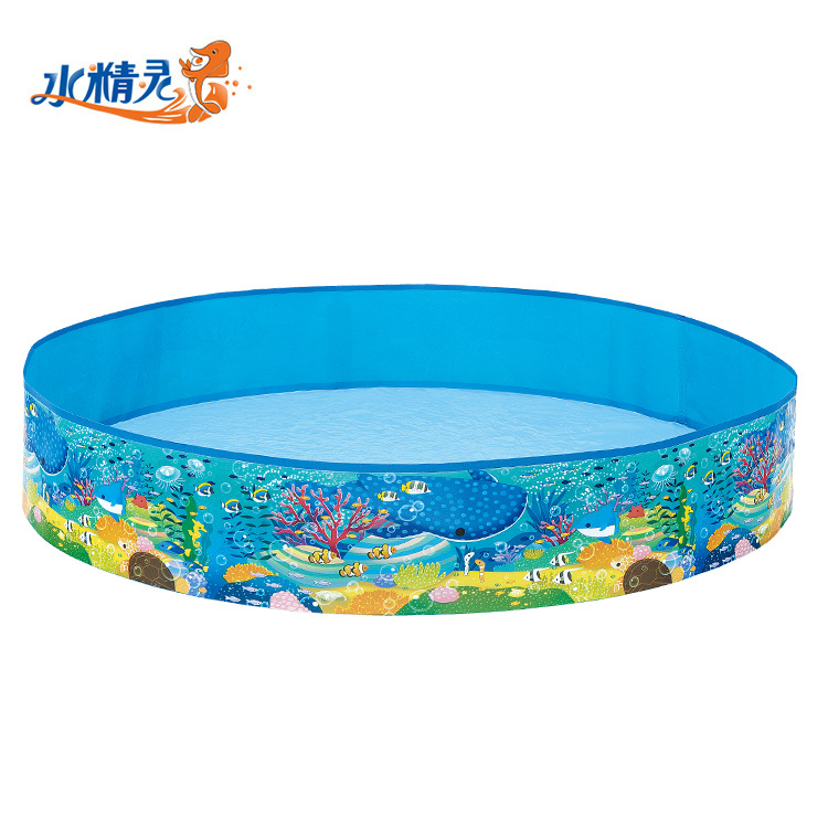 Cross-border wholesale large outdoor non-inflatable swimming pool Family round pool children's home thickened baby pool Item Picture