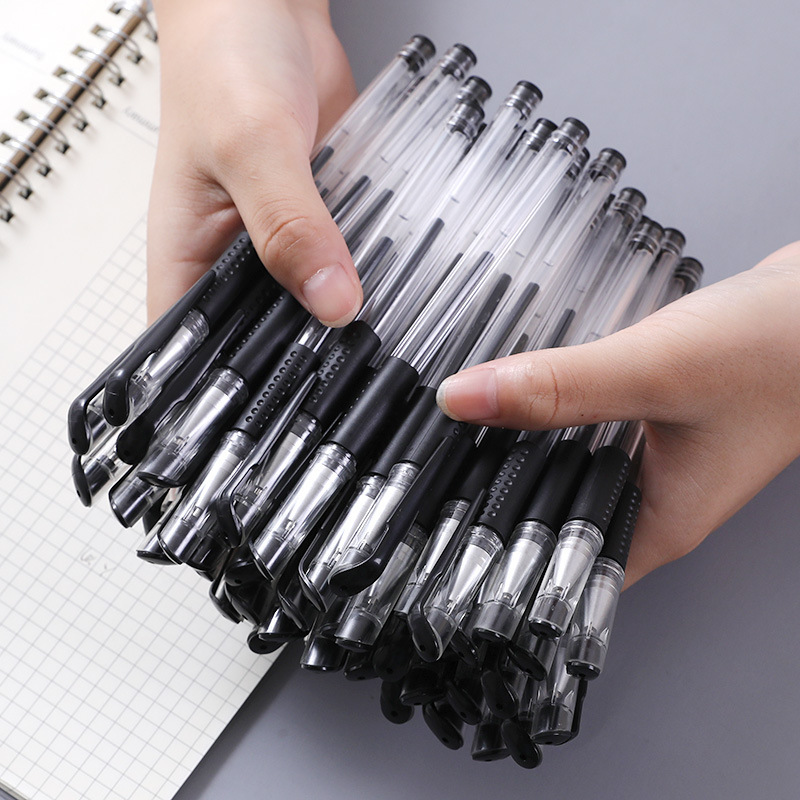 厂家欧标笔签字笔办公文具水性中性笔黑色替芯子弹头0.5mm批发详情图1