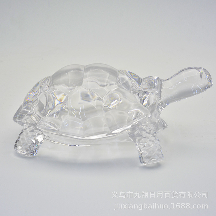 玻璃仿真乌龟摆件金钱龟家居装饰摆件鱼缸造景装饰品