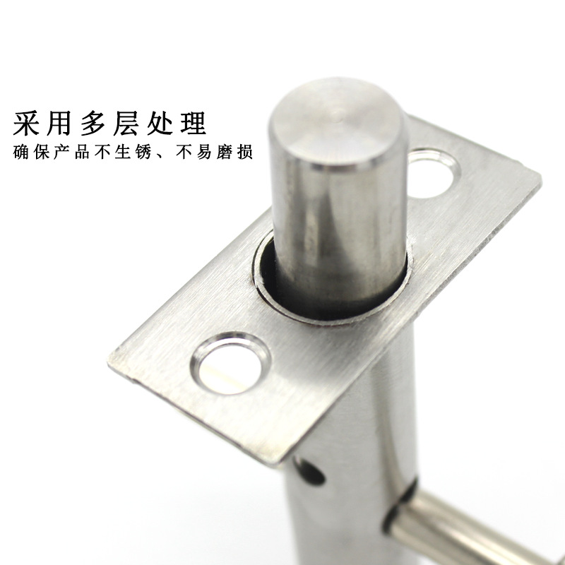 Stainless steel pipe well door lock, invisible lock, cross key lock, strong and weak water well lock, concealed fire door, fireproof lock Application Scenario