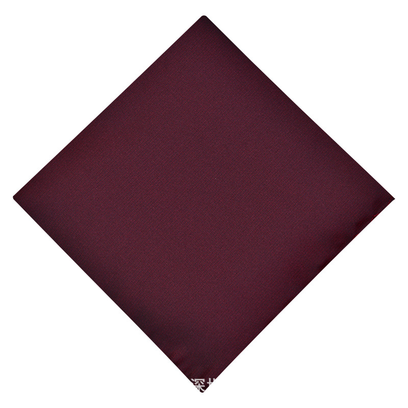 Square scarves, suit pocket scarves, wedding groom, best man, red embroidered business square scarves, cross-border e-commerce, factory wholesale, 3 Item Picture