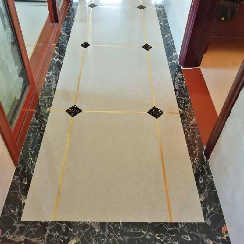 Tile tile seam stickers self-adhesive living room kitchen wall seam anti-mold decorative floor stickers details Picture