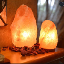 Salt lamp Himalayan crystal saltlamp Natural rock lamp bed cross border night light salt crystal lamp saltlamp
