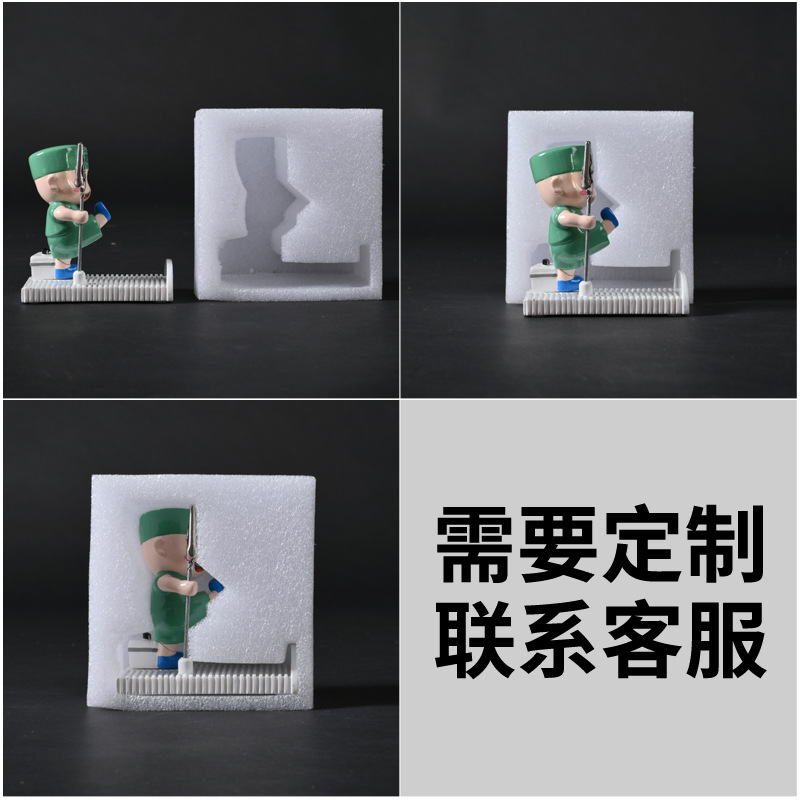 EPE pearl cotton sheet corner protection profiles, pearl cotton special-shaped inner lining and inner support, slotted and covered with velvet fabric, factory wholesale Specification image