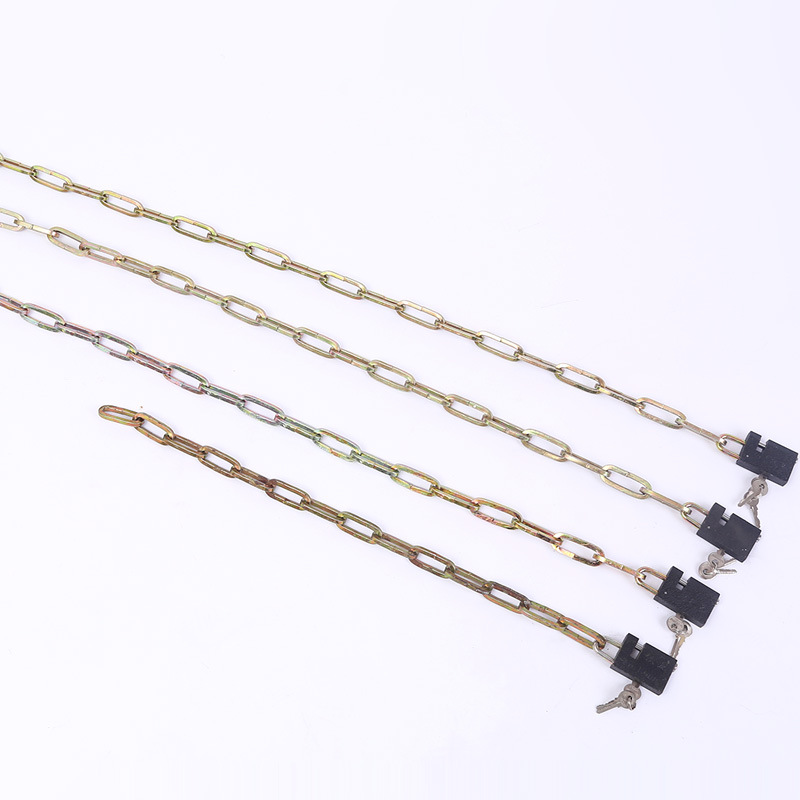 Old-fashioned chain locks, square-head chain locks, mountain bike and electric bike locks, gate chain locks, anti-picking chain locks Specification image