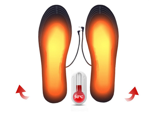厂家直供电热鞋垫USB 发热鞋垫可水洗尺码可裁剪EVA 加热鞋垫男女详情图2
