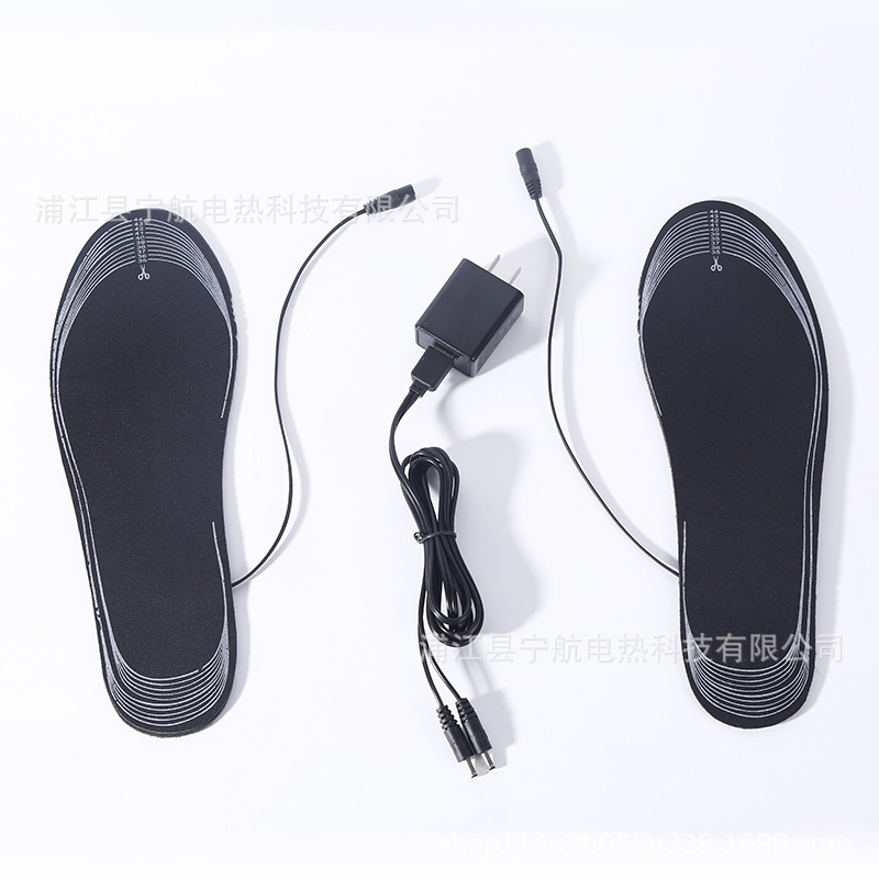 厂家直供电热鞋垫USB 发热鞋垫可水洗尺码可裁剪EVA 加热鞋垫男女详情图5