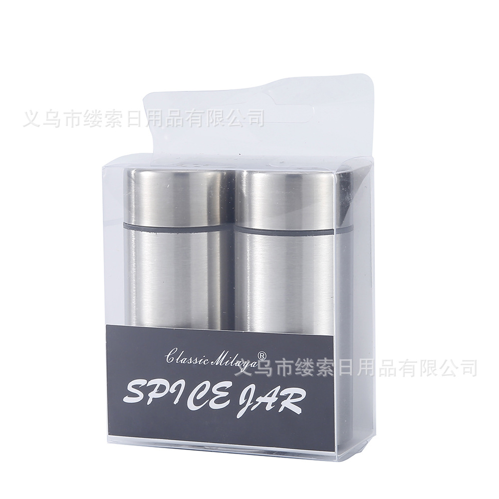 The mini seasoning jar is made of 201 stainless steel, which is light, convenient and comfortable to hold. It is a little helper for the kitchen and bathroom Item Picture