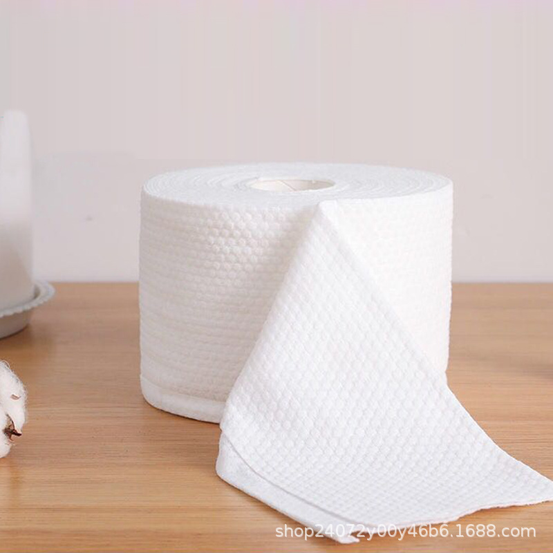 Face Towel Disposable Face Towel Pearl Cotton Soft Towel Heavy Facial Tissue Makeup Cotton Dual-Purpose Makeup Remover Wipe Application Scenario