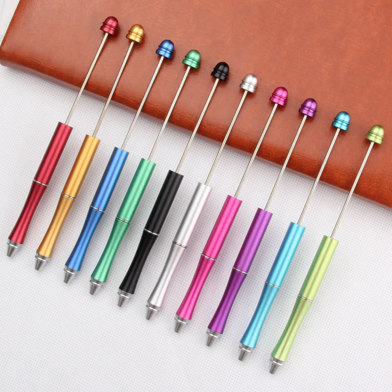 Metal Beaded Pen Wholesale Creative Beaded Ballpoint Pen Diy Ballpoint Pen Personality Metal Diy Beaded Pen Application Scenario