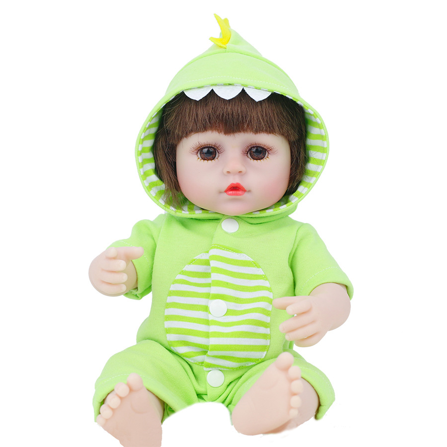 كما ينعش 38CM من جديد من جديد، كما ينطق الأطفال الأطفال بالدمى، عبر الحدود Item Picture