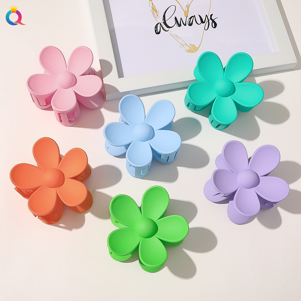 Qiyue Spring and Summer candy-colored hair clips, sweet flower hair clips, wholesale fresh hair clips, hair clamps, hair accessories