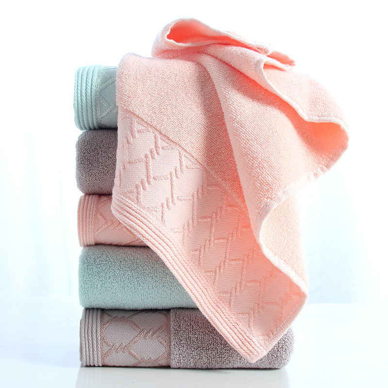 Thickened pure cotton towel manufacturer's creative gift, all-cotton plain face towel, absorbent daily necessities, home LOGO Application Scenario