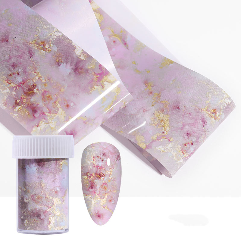 Nail art transfer paper ink-dye nail marbled cloud starry sky sticker Japanese DIY decoration 100cm details Picture