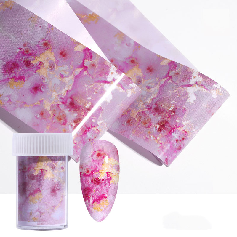 Nail art transfer paper ink-dye nail marbled cloud starry sky sticker Japanese DIY decoration 100cm Specification drawing