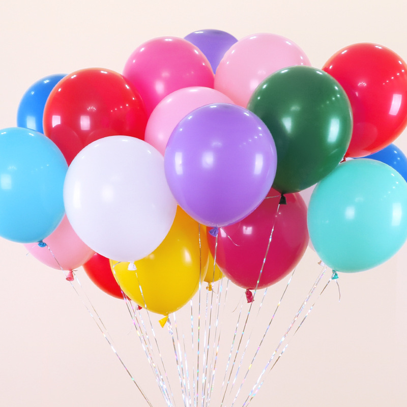 2.2克哑光10寸乳胶气球 婚礼婚房装饰婚庆气球 生日派对亚光气球