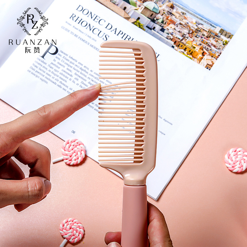 Cute Bunny Comb Wholesale Cartoon Girl Hair Comb Child Fairy Comb Portable Long Hair Smooth Anti-Static Comb Specification drawing