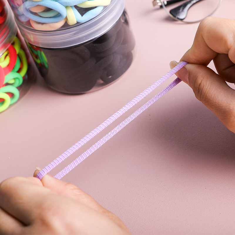 Korean children's headwear, hair ties, hair bands, cute princesses, seamless girls, colorful hair bands and headwear box set Specification image