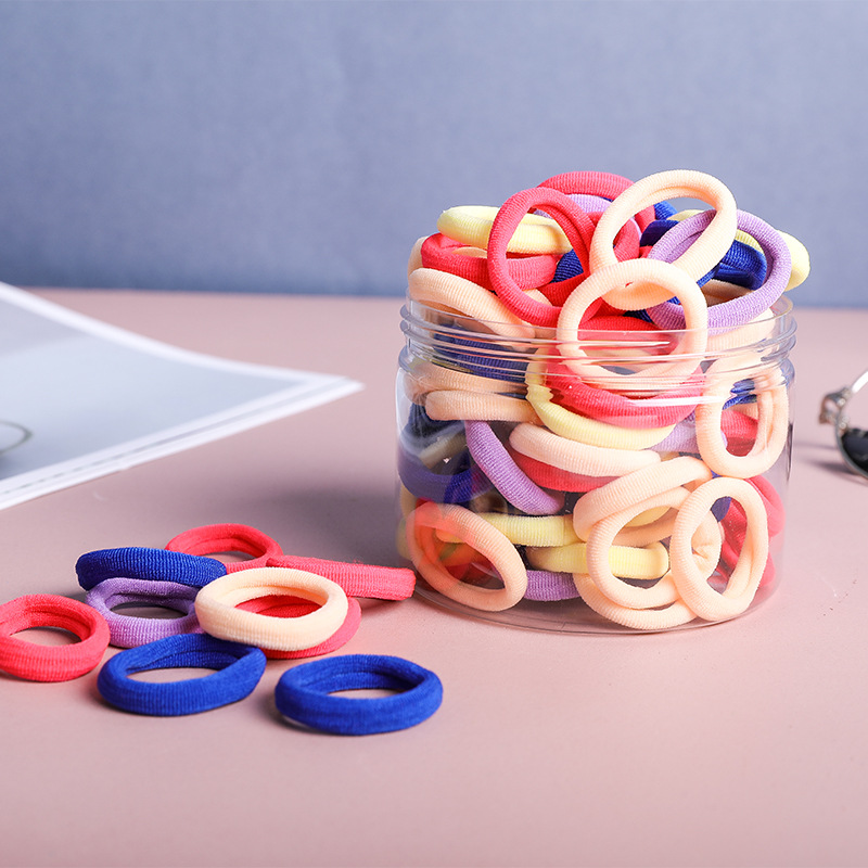 Korean children's headwear, hair ties, hair bands, cute princesses, seamless girls, colorful hair bands and headwear box set details Picture