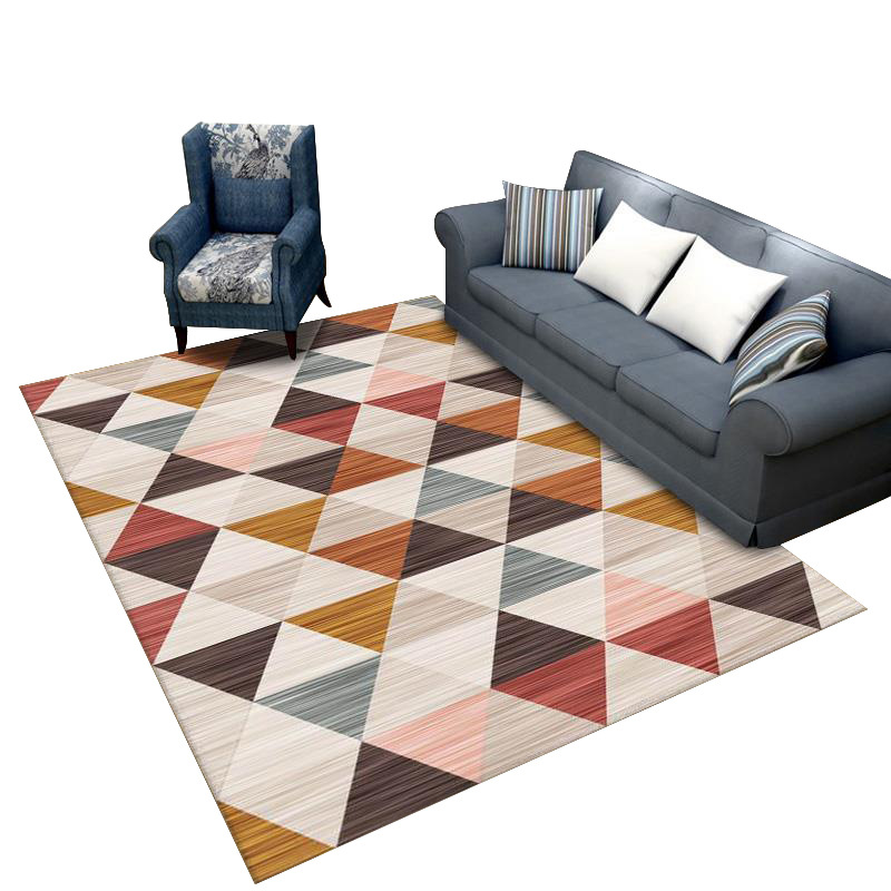 Nordic abstract and simple carpet floor MATS, entrance MATS for living rooms, bedrooms, bathrooms, kitchens and dining rooms, home geometric carpets Item Picture