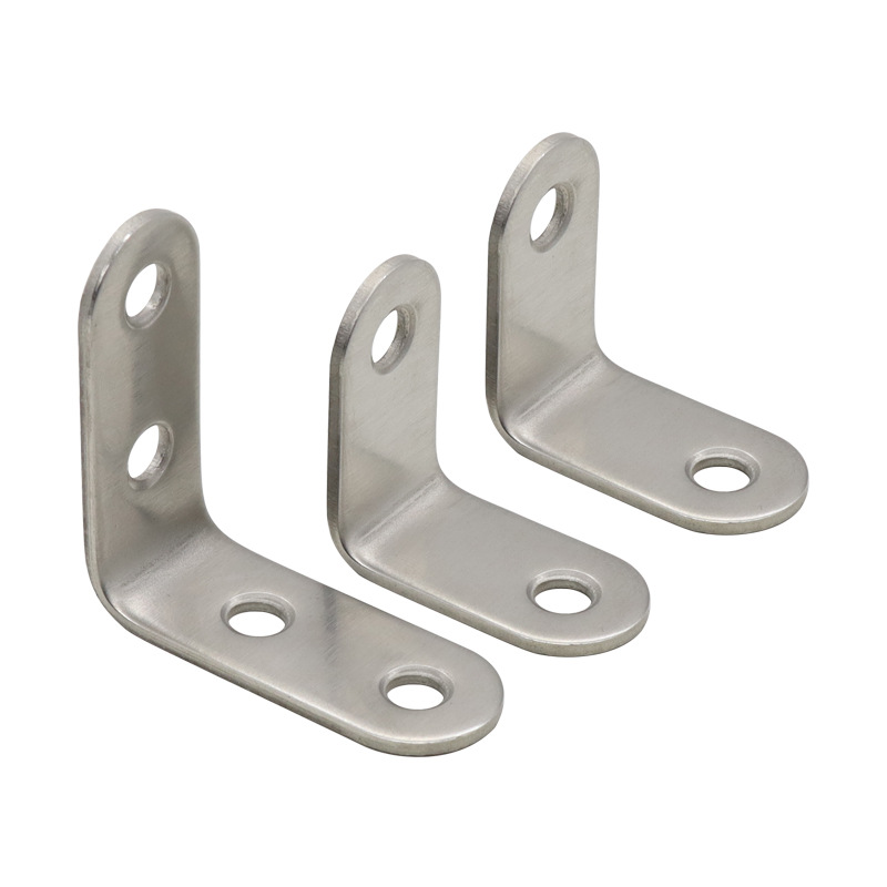 Wholesale thickened stainless steel Angle codes, Angle irons, L-shaped 90-degree triangular brackets, layer plate supports, fixed connection parts, right-angle codes Item Picture
