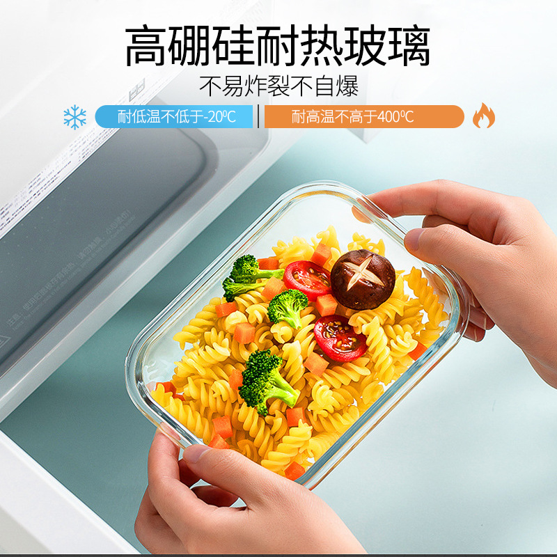 饭盒/保鲜盒/日式饭盒/不锈钢保鲜盒/玻璃保鲜盒不绣钢盖产品图