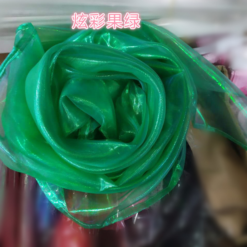 体操纱巾涤纶艺术体操运动健身训练比赛专用纱巾拉伸瑜伽飘带细节图