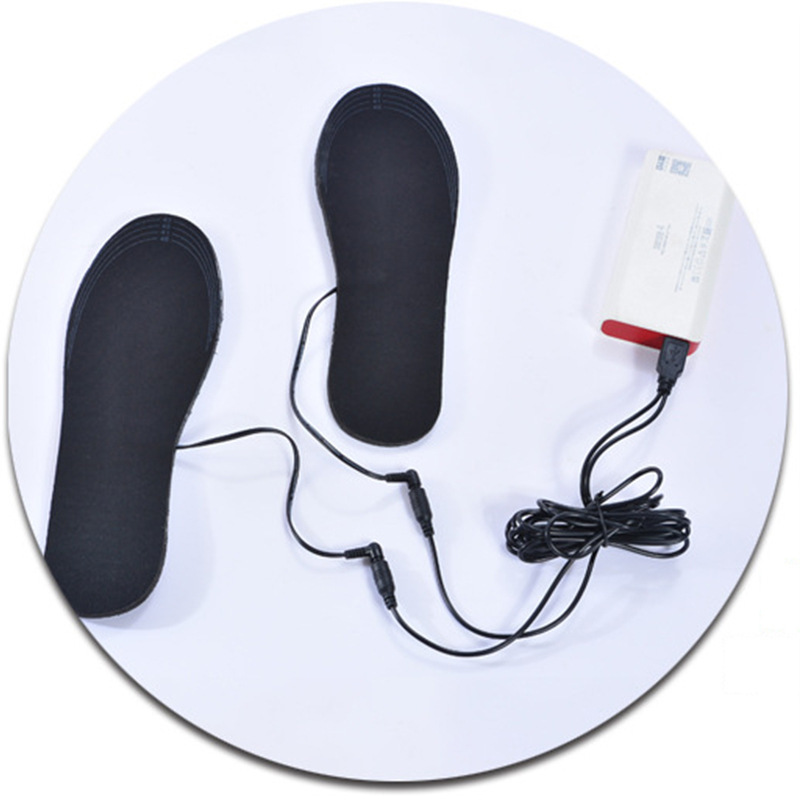 厂家直供电热鞋垫USB 发热鞋垫可水洗尺码可裁剪EVA 加热鞋垫男女详情图4