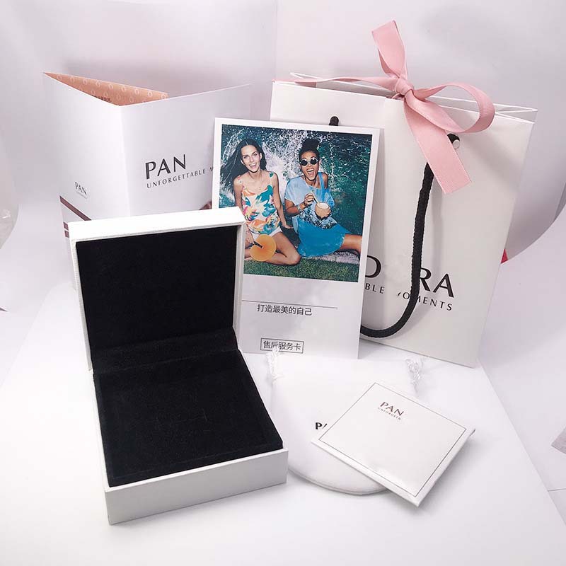 Pan Family Packaging Bracelet box, necklace box, ring box, five-piece set, jewelry gift box set wholesale, one-piece consignment Item Picture