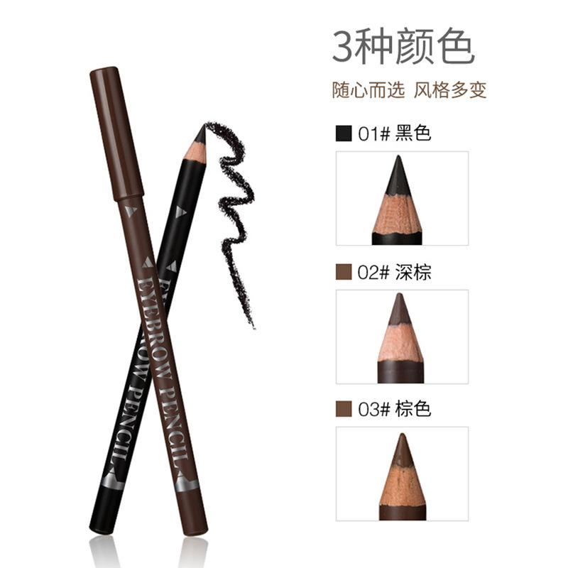 Menow waterproof setting makeup, eyeliner, plastic stem eyebrow pencil, eyeliner gel pen, easy to apply without fading or smudging Application Scenario