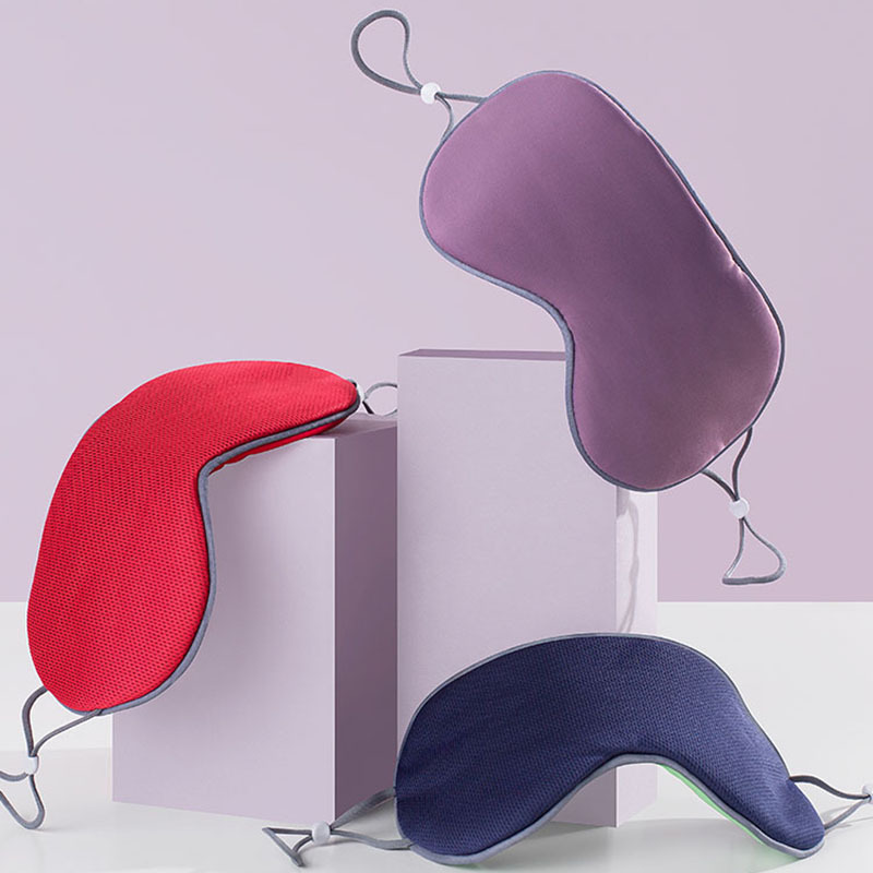 厂家双面睡眠眼罩礼品四季通用遮光透气午休眼罩温凉两用眼罩现货