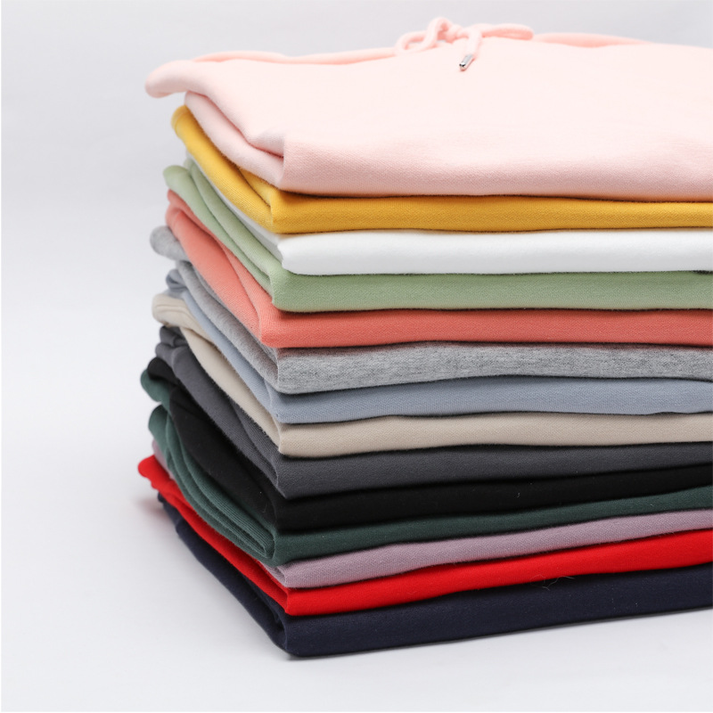 纯色连帽卫衣/连帽卫衣/卫衣定制/宽松落肩卫衣/卫衣定制/工作服定制产品图