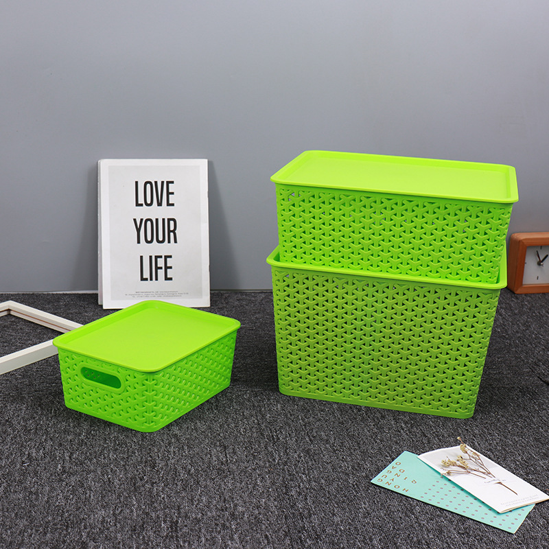Processing covered plastic storage baskets, toy and clothing storage baskets, Nordic-style organizing baskets Application Scenario