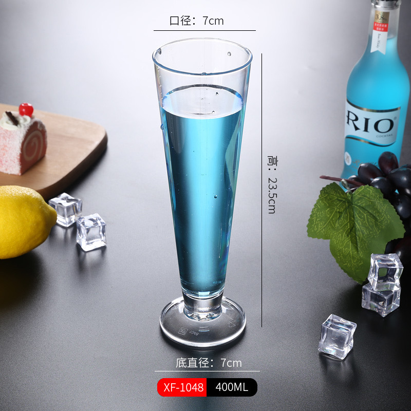 Transparent Plastic Drink Cup Pc Acrylic Bar Restaurant Water Glass Glass Color Thickened Mouthwash Cup Factory Direct Sales Application Scenario