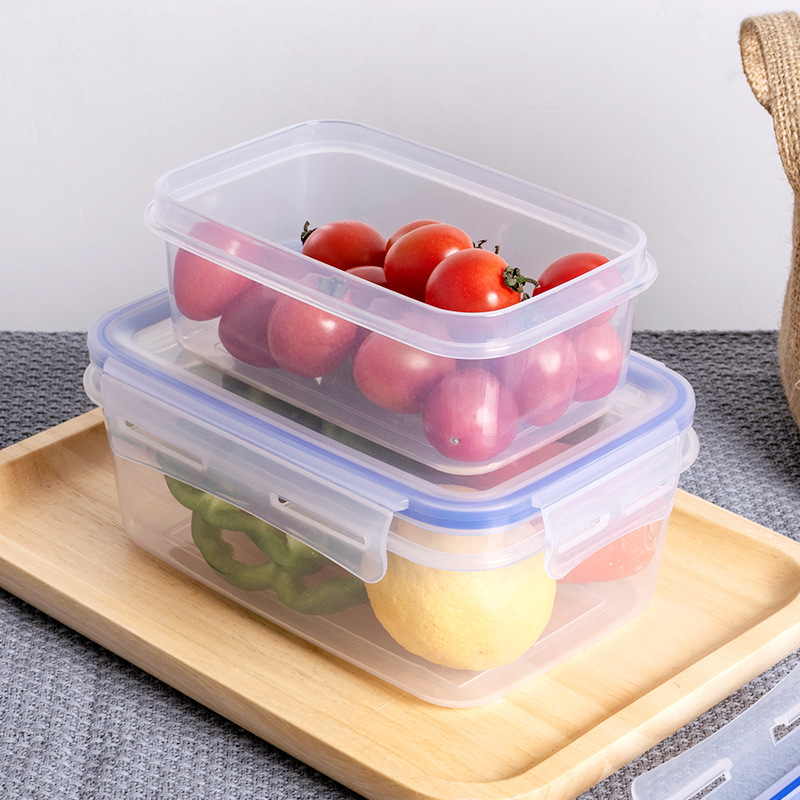 Milk tea fruit powder cans, plastic lunch boxes, food PP preservation boxes, 3-piece sets, 4-piece sets, sealed lunch boxes, storage boxes, bento boxes Application Scenario