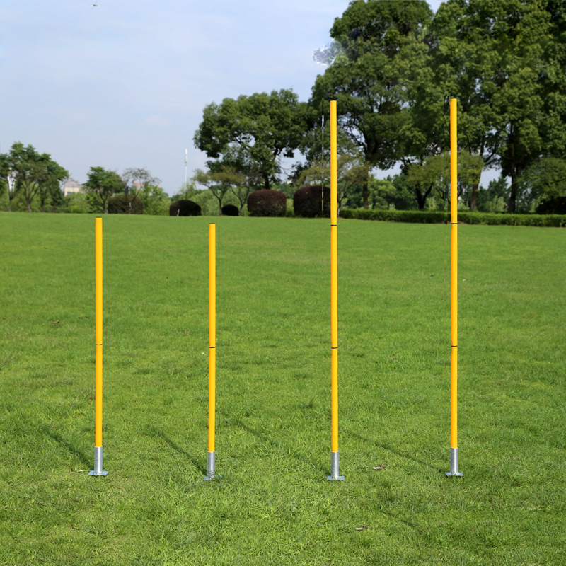 Basketball dribbling around cones, football around cones, football corner flags, training marker poles, portable splicing poles, folding poles, telescopic poles Item Picture