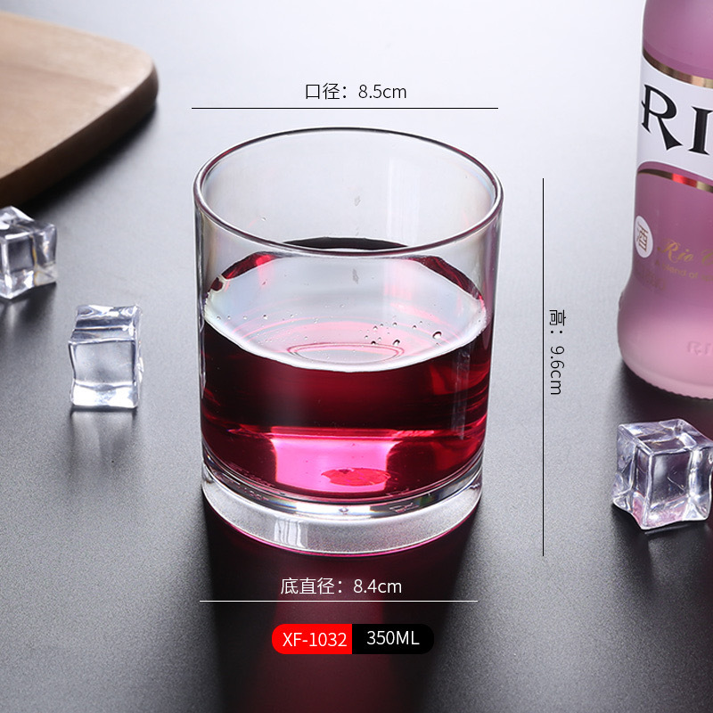 Transparent Plastic Drink Cup Pc Acrylic Bar Restaurant Water Glass Glass Color Thickened Mouthwash Cup Factory Direct Sales