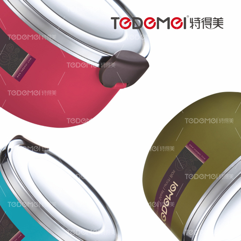 Korean-style round stainless steel lunch box details Picture