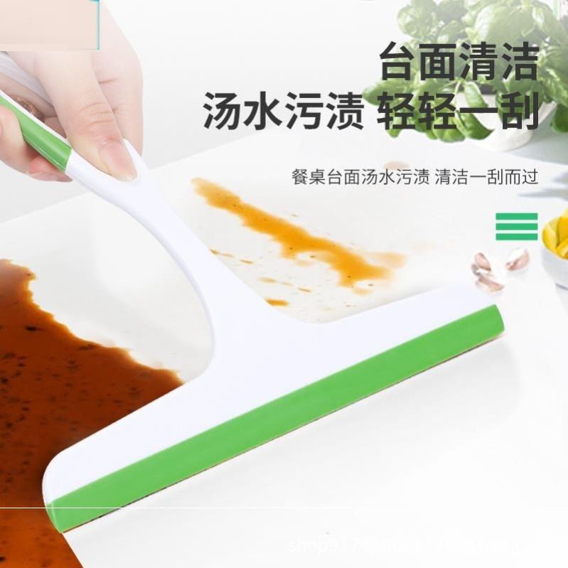 Simple and elegant household double-sided glass cleaner, window cleaner, mirror brush, water scraper and window cleaning tool