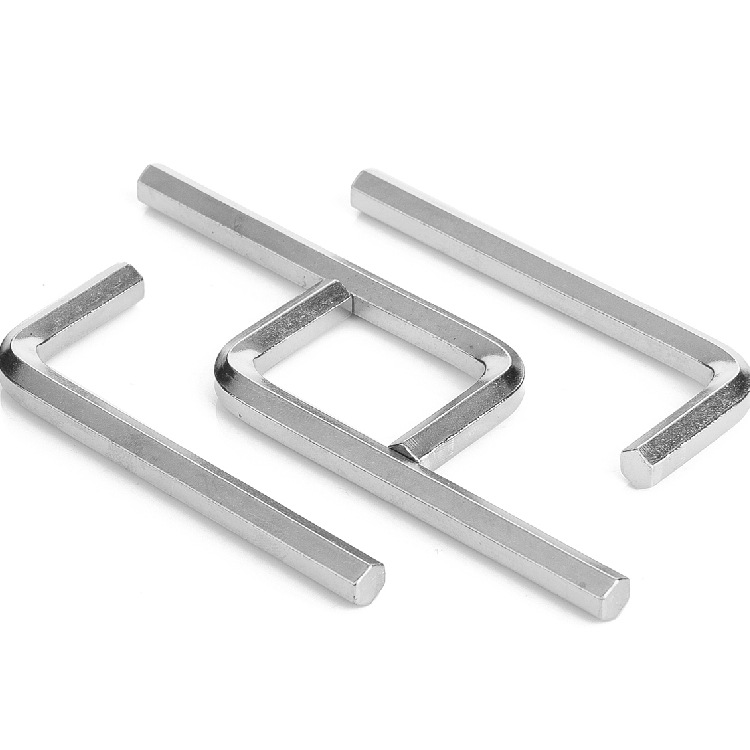 Flat head Allen wrench, L-shaped ball head simple small wrench, hardware tools, single Allen wrench manufacturer, 2mm Item Picture
