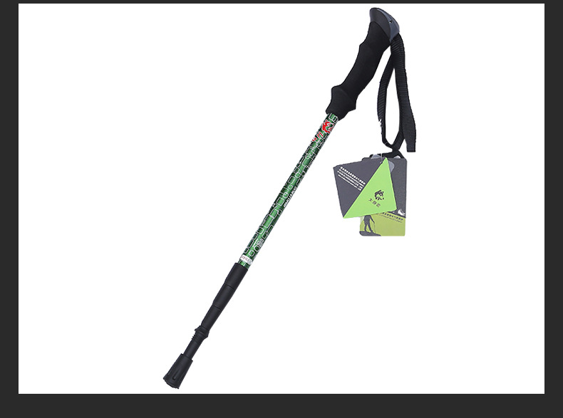 Cross Mirror For Hiking Poles Outdoor Cane Ultra-Light Hiking Poles Telescopic Trekking Poles Aluminum Eva Handle Application Scenario