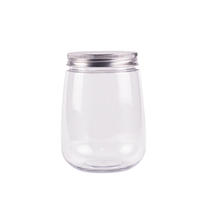 Wholesale plastic milk tea bottle disposable juice cold drink beverage bottle vegetarian Thai tea net red U shape fat cup hair Item Picture