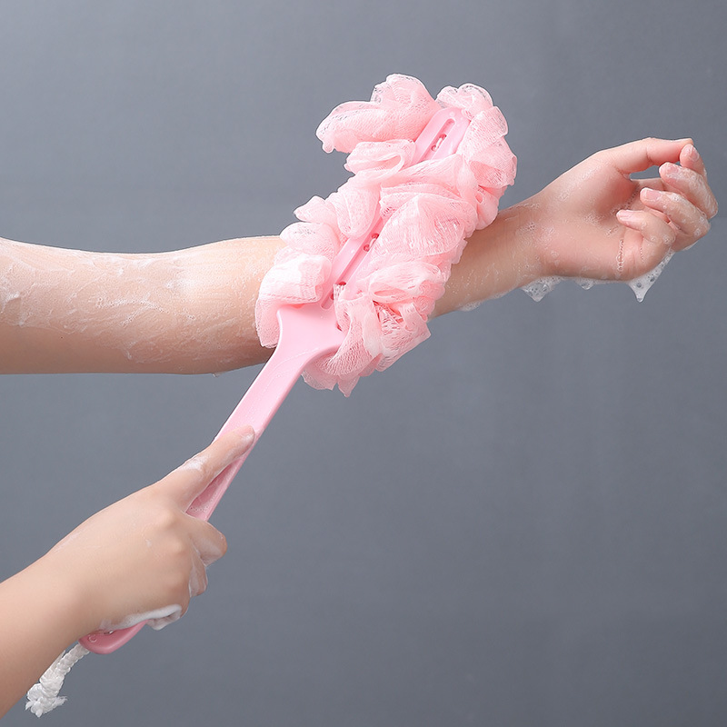 Home Bath Long Handle Brush Mud Strong Back Rub Scrub Scrub Adult Bath Brush Back Brush Wash Bath Specification drawing
