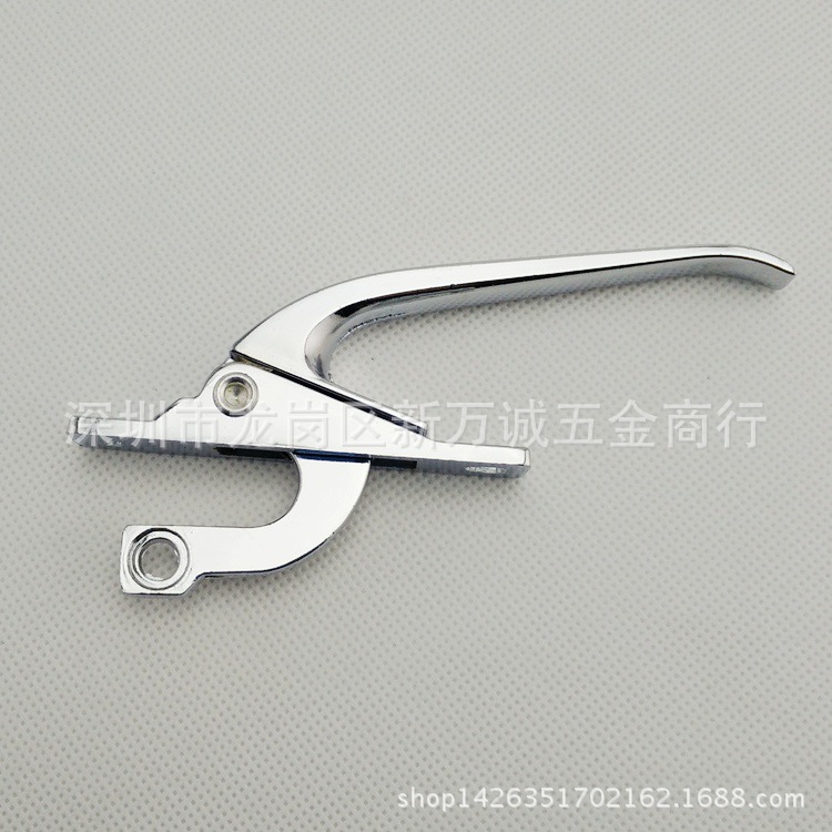 Door and window handle seven-character lock accessory, aluminum alloy plastic steel window, casement window, upper and lower single handle transmission handle Application Scenario