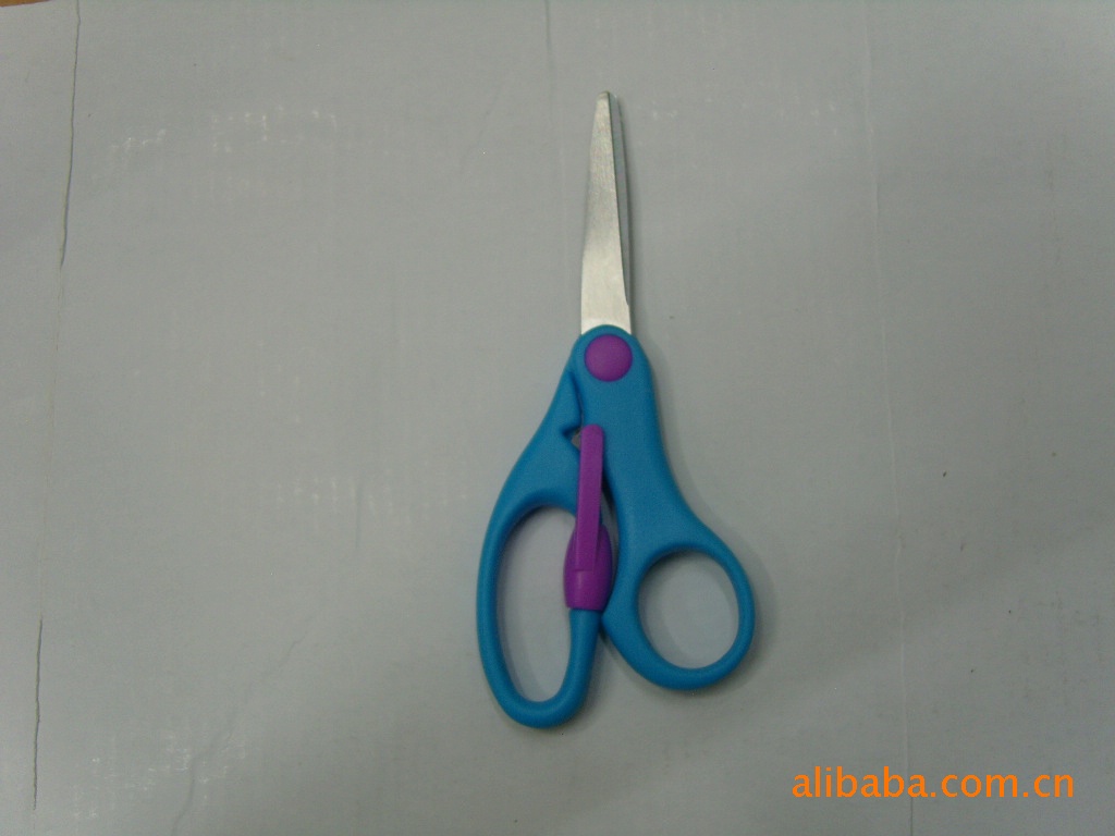 Direct sales of titanium-coated office scissors, student scissors, DIY handcrafted, safe children's scissors, various colors to choose from, student scissors details Picture