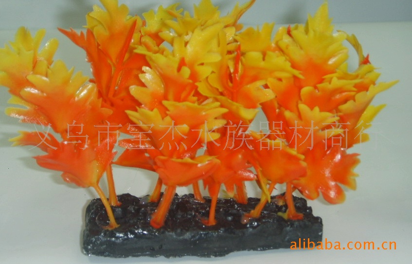 Supply ecological artificial water grass plastic water grass various artificial fish plastic fish tank details Picture