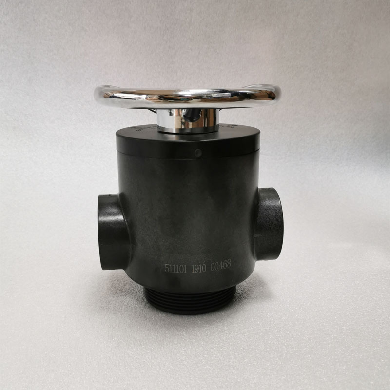 Manual filter valve, manual multi-way valve, river sludge filtration flow control valve F56D Application Scenario